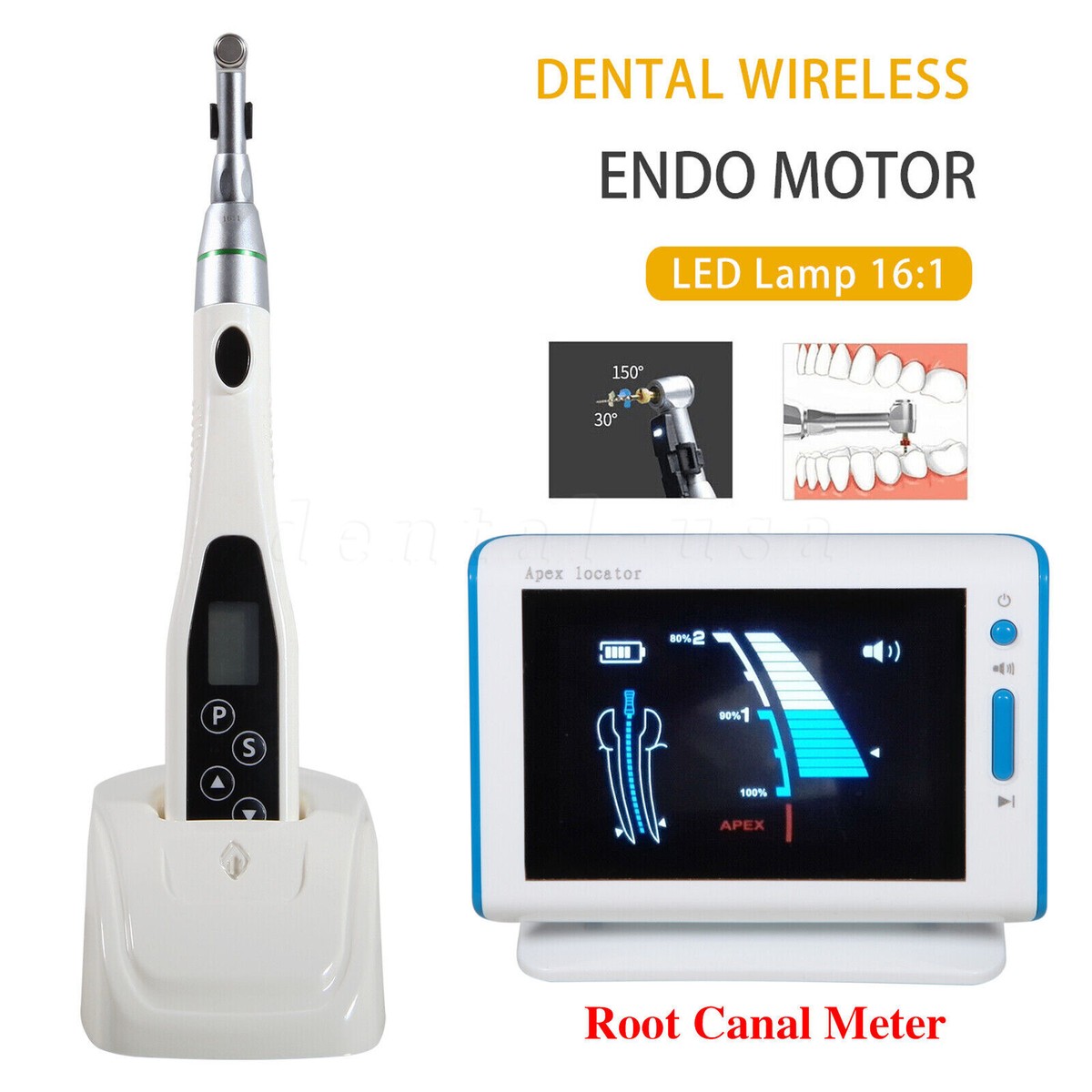 Motore Endomotore LED Luce Dentale 16:1 Reciprocating / Localizzatore Apicale - Foto 6