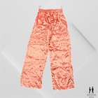 Forte Forte Silk Satin Trouser Pants Peach Pink Shining Satin High Waist Size 1 — photo 10