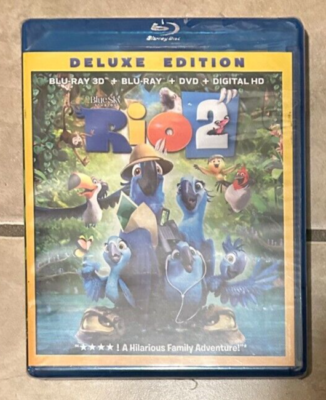 Rio 2 Deluxe Edition 3D + DVD + Blu-ray NEW factory sealed | eBay