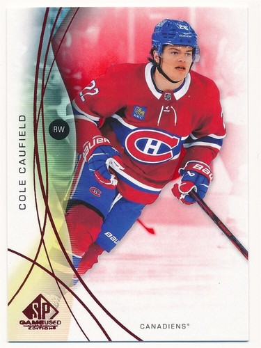2024 SP Game Used Cole Caufield [Red] #105 card