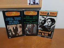 Vhs Tape Bundle Classics Sherlock Holms
