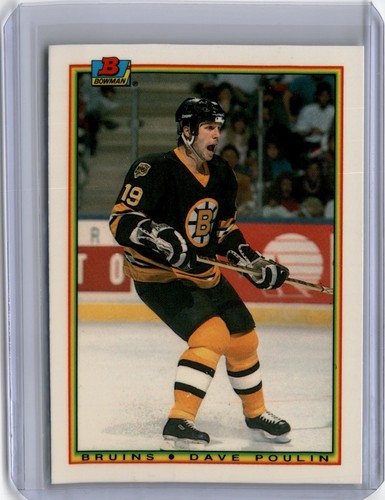 1990 Bowman Tiffany Dave Poulin #36 card