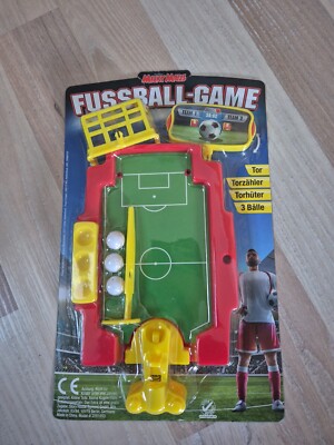 NEU Disney Micky Maus Extra: Fussball-Game Spiel Tor und 3 Bällen Ball Torzähler