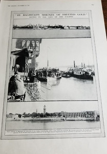 {#1898}" BY BAGHDAD'S SHRINES OF FRETTED GOLD"(THE GRAPHIC 1915)