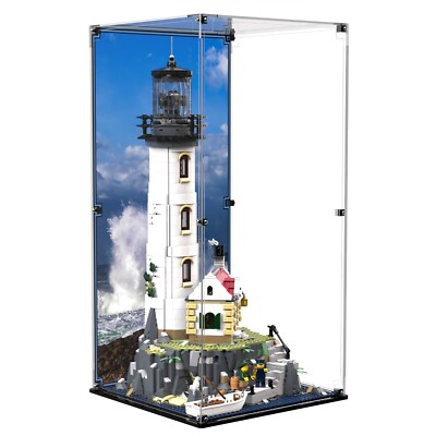 BRICK IN IT Vitrine für LEGO  Ideas: Motorisierter Leuchtturm 21335