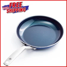 CERAMIC NONSTICK COATING FRYING PAN Blue Diamond 10" Cooking Frypan Cookware NEW