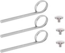 3 Set B Flat Trumpet Valve Slide Finger Ring with Holder Screw for Trumpet Acces