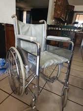 Beige, Lightweight, Foldable Great Condition, In-Home Wheelchair No Pedals