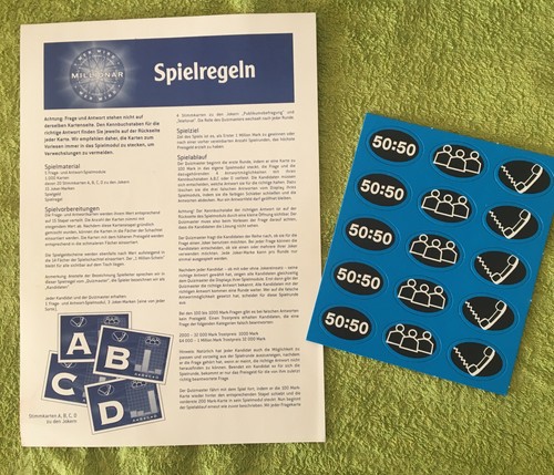 Wer wird Millionär - Vintage! Ausgabe 2000, mit DM-Spielgeldscheinen, RTL-Spiel - Bild 8 von 8