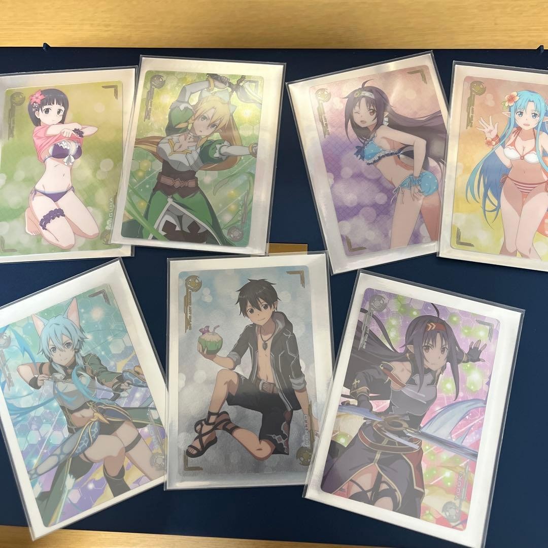 Sword Art Online Wafer Card SAO Snack Card, Anime