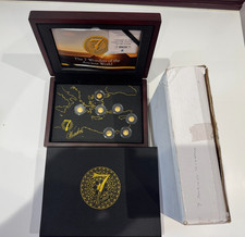 7 Wonders of the Ancient world 7x0.5g .999 3.5g Gold Proof Set 2020 24ct Set