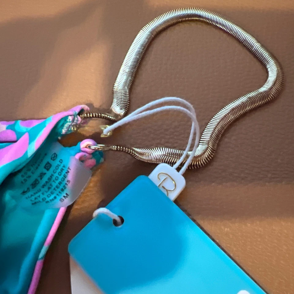 NUEVO Beach Bunny Abbie Tango Fondo Estampado Floral Talla Pequeña Nuevo con Etiquetas Foto 4 de 4