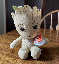 Marvel Guardians of the Galaxy, Ty Beanie Babies 7" Baby Groot Plush Doll 2022
