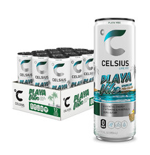 CELSIUS PLAYA VIBE Sparkling Pina Colada, Sug...