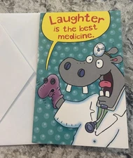 Birthday Funny Get Well Soon Laughter 5'x7.75" Stockwell Greeting Card
