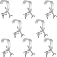 8 Pack Stage Light Clamp Hook, Aluminum Alloy Truss C-Clamp, Heavy Duty Stage Li