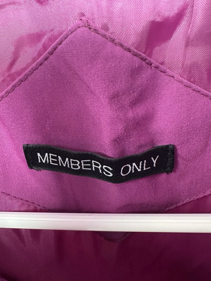 Chaqueta Members Only para mujer talla XL púrpura Foto 4 de 4