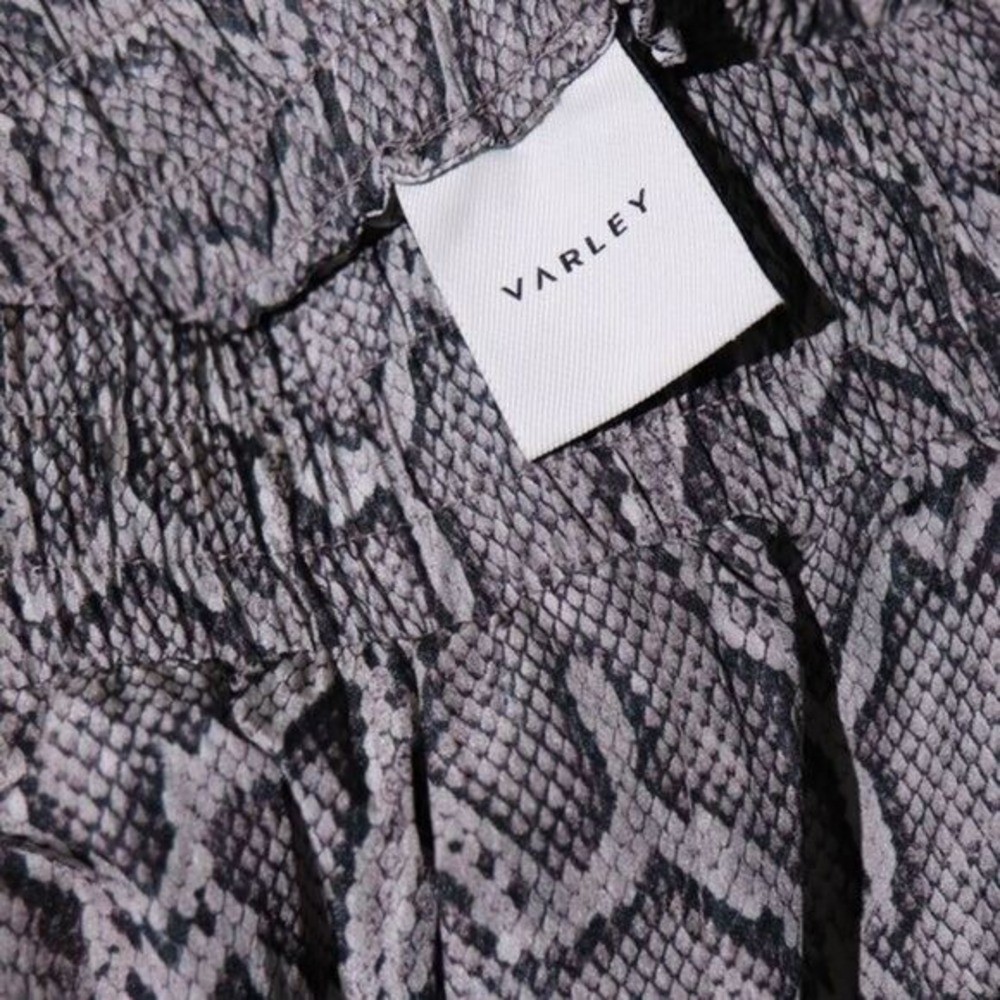 VARLEY Silver Python Snake Hamilton Pant Size Sma… - image 4