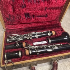 Penzel Mueller Artist Model 40  s 50  s B Flat Clarinet with Case- mid Century
