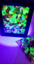 Uranium And UV Glass Decoration Lot Framed Plus DIY