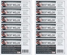 Best Welds Cover Lens for Welding Hoods   2" X 4 1/4" Premium Quality Clear Plas