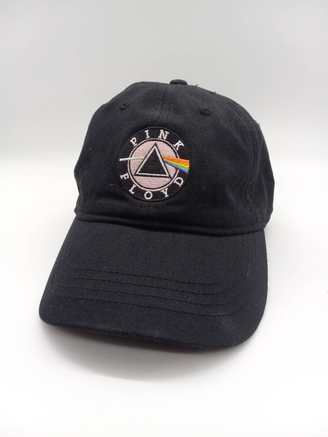 Pink Floyd Dark Side of the Moon Black Strapback Baseball Hat Cap Brand New NWOT