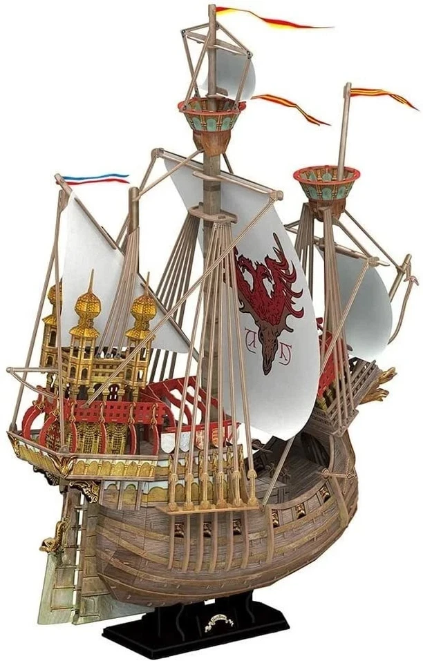 Harry Potter DURMSTRANG SHIP 3D Puzzle Wizarding World 321 Piece - Image 2 of 4