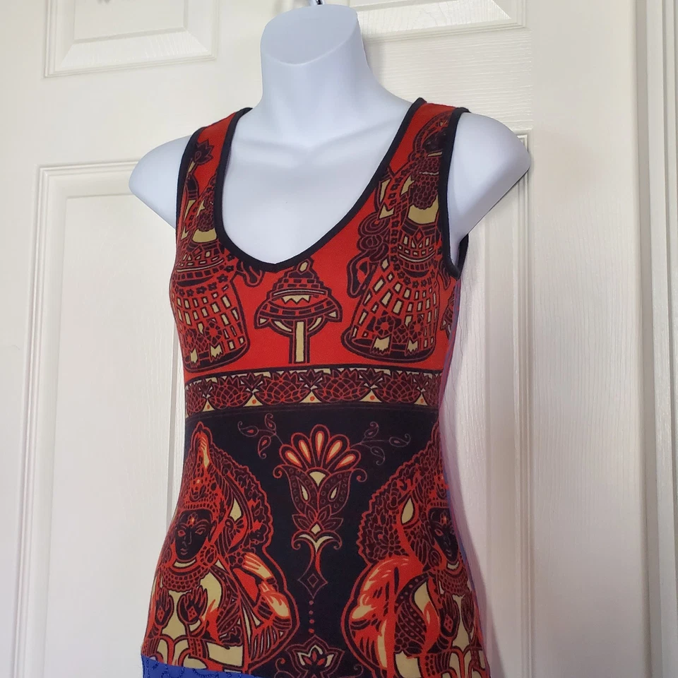 Vestido De Colección CUSTO BARCELONA Bordado Boho Cottagecore Ravencore Indie Pequeño  Foto 2 de 4