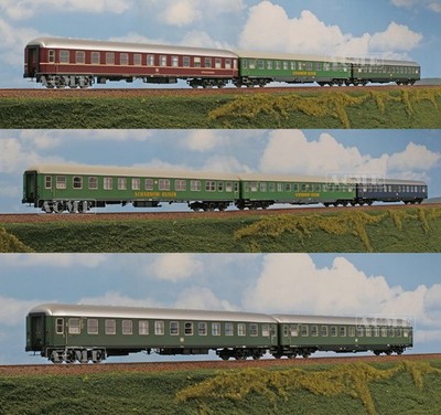 ACME 55305 55306 55307  8-tlg.  Reisezugset '' Scharnow Reisen '' DB, Ep. IIIc NEU