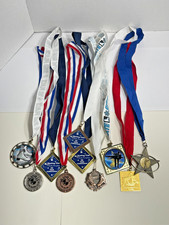 Lot of 10 Figure Skating Medals - 2000s Many Different Events and Places