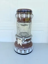 Vintage Perfection 750X Kerosene Heater Glass Globe Enamel