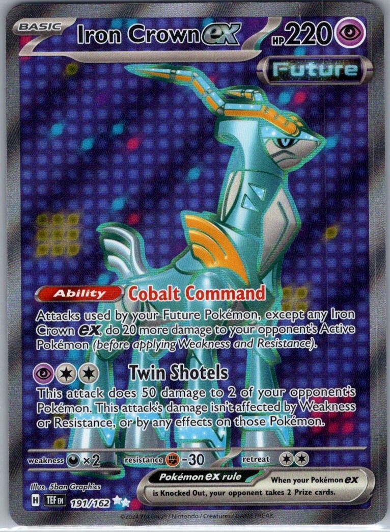 Iron Crown ex - 191/162 - SV05: Temporal Forces - Ultra Rare - Pokemon - NM