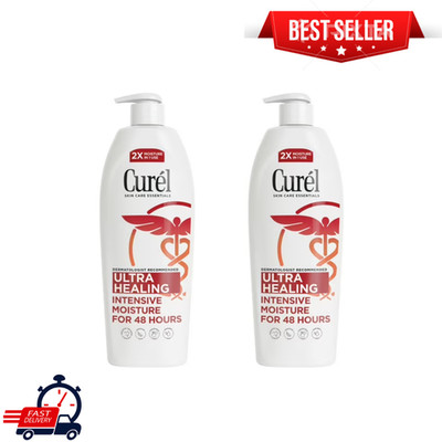 2pk Curel Ultra Healing Intensive Body Lotion w/ Advanced Ceramide Complex, 20Oz