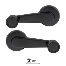 Black Window Crank Handle For 1981-1986 Chevrolet Gmc Truckpair Black Window Crank Handle For 1981-1986 Chevrolet Gmc Truckpair