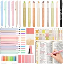 Bible Journaling Kit, Study Supplies Kit with Multicolor