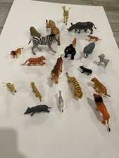 21 Pieces Mini Jungle Toys Set Realistic Wild Plastic Animal Safe For Kids