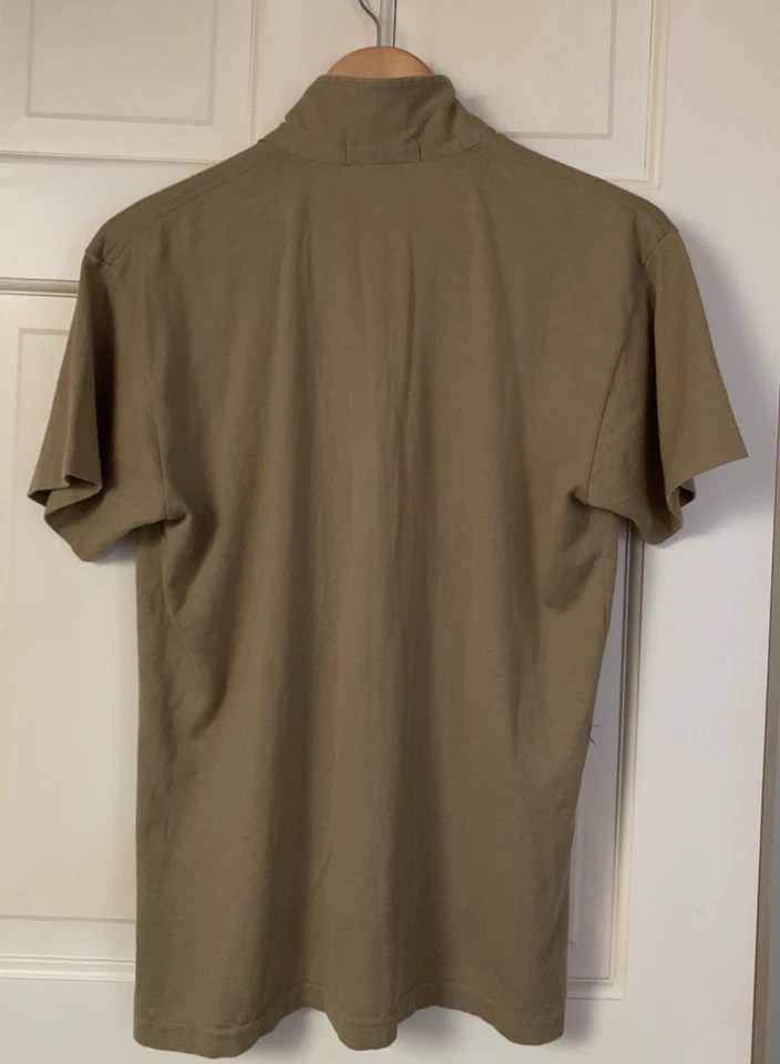 Vintage Polo Ralph Lauren Shirt Mens S Caramel Brown Woman Riding Zebra Cotton - Image 4 of 4