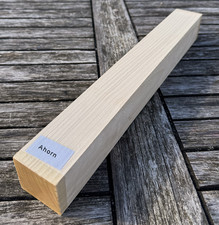 Acero 5x5x19,5-20Cm 1Pz, Legno, Legno Per Tornio, Tronco, Tornire, Legno D'Acero