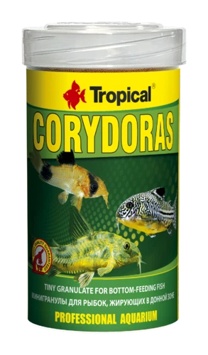 TROPICAL TADEUSZ OGRODNIK Tropical Corydoras 100ml Futter für Panzerwelse und Schmerlen