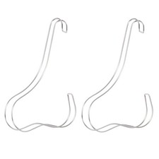  2 Stück Schuhständer, Metall, elastische Schuhklammer, einfacher High