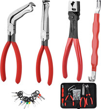 4 Pieces Electrical Disconnect Pliers for Cars, Automotive Electrical Terminal C