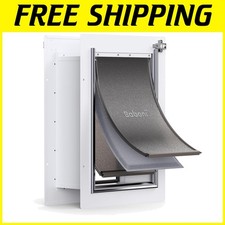 Medium Steel Frame Pet Door with Telescoping Tunnel