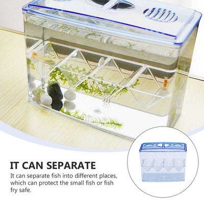 1PC Stand Alone Typ Small Fish Hatching Box Keine Lücke Zucht Isolation Box