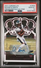 Devonta Smith 2021 Crown Royale Pink Auto #/25 PSA 10 (POP 2)