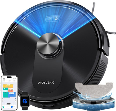 Proscenic Q10+ Saugroboter Mit Wischfunktion, 10000Pa 200Min Staubsauger Roboter