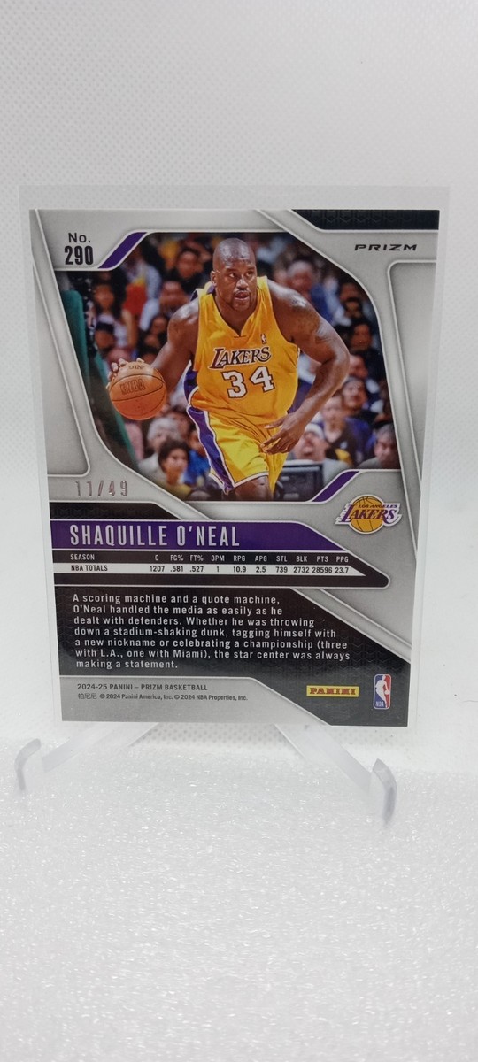 2024-25 Panini Prizm - Legends Shaquille O'Neal #290 Orange Prizm