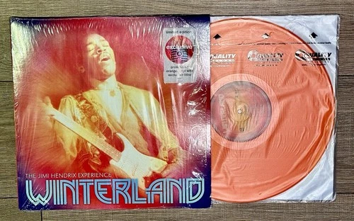 JIMI HENDRIX WINTERLAND  SEALED ORANGE VINYL RECORD ALBUM LP 331/3