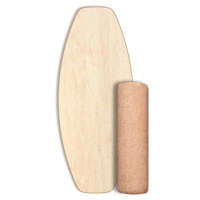 Daffy Boards Allrounder Balance Board Set mit Korkrolle - Blank / DIY - NEU -