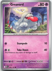 Greavard 065/132 Mega Evolution