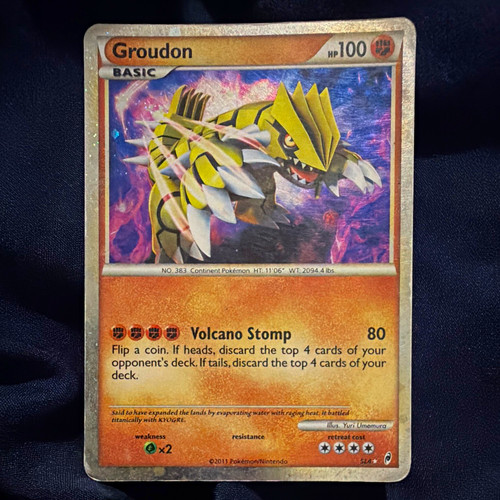 Groudon SL4 Shiny Call of Legends Mp/Hp